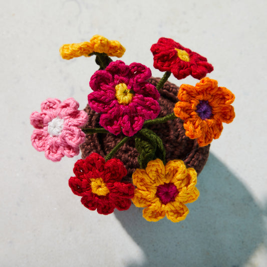 Crochet Flower Pot