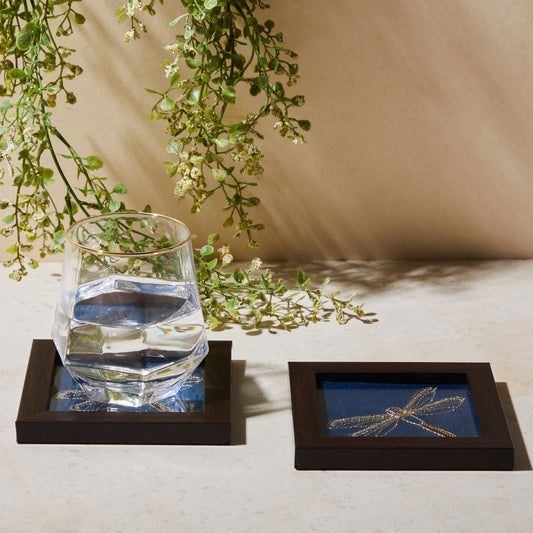 Zardozi Dragonfly Coaster (Set of Two)