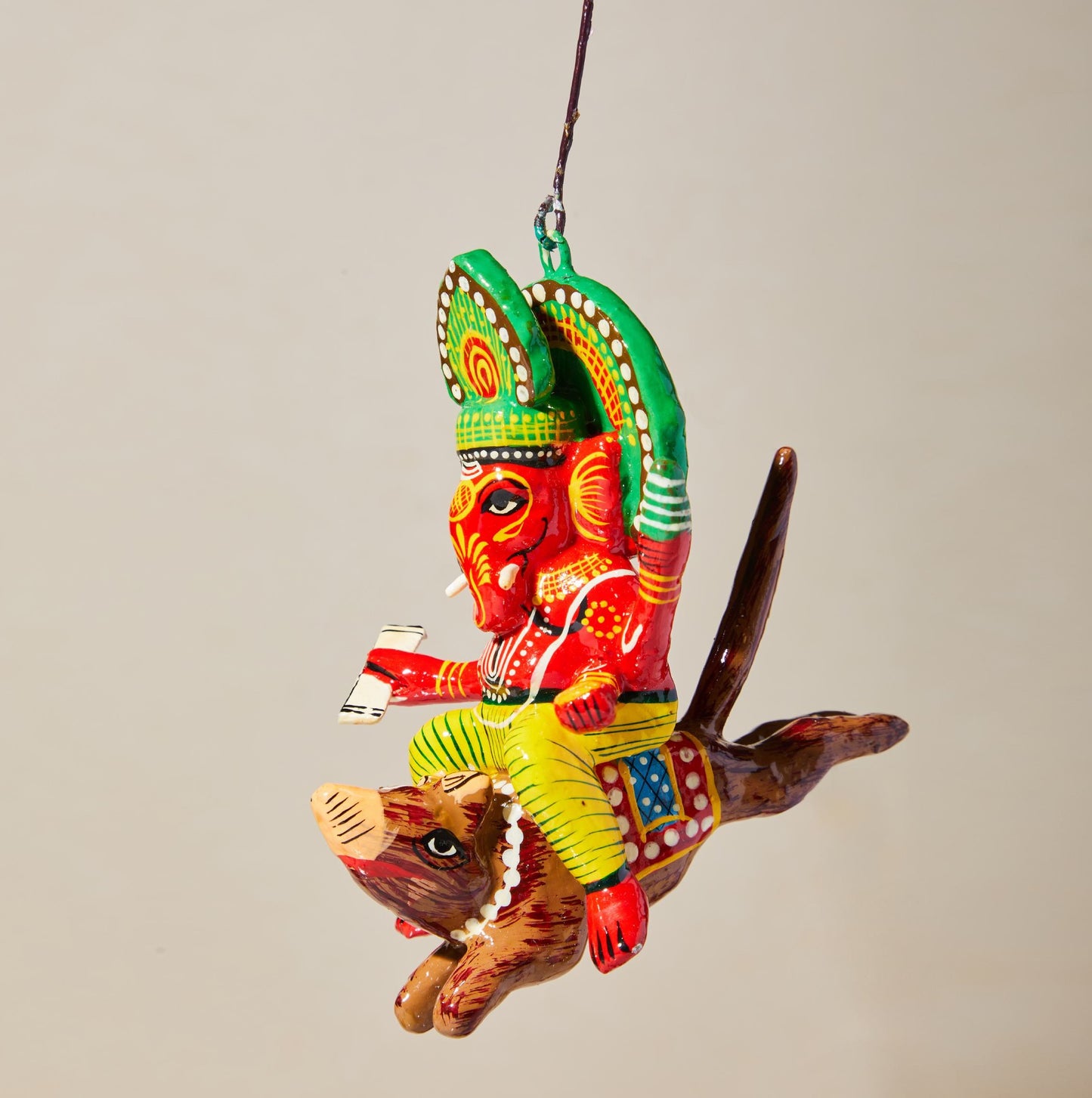 Flying Gods of Varanasi – Ganesha riding on a Mouse