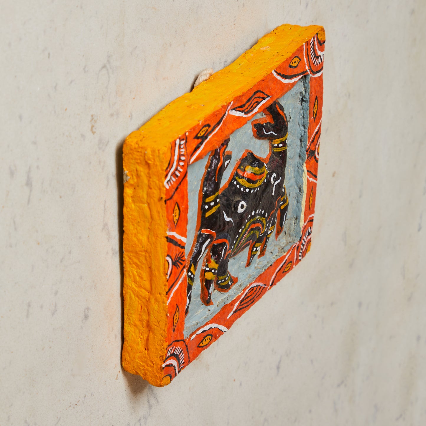 Crab - Baiga Papier Maché Wall Plate