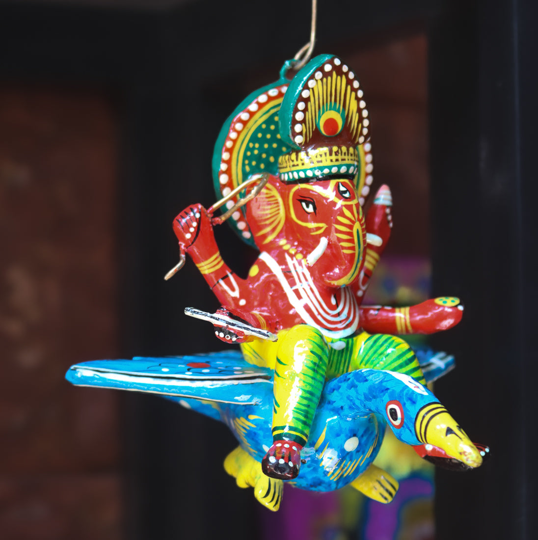 Flying Gods of Varanasi – Ganesha riding on a Bird